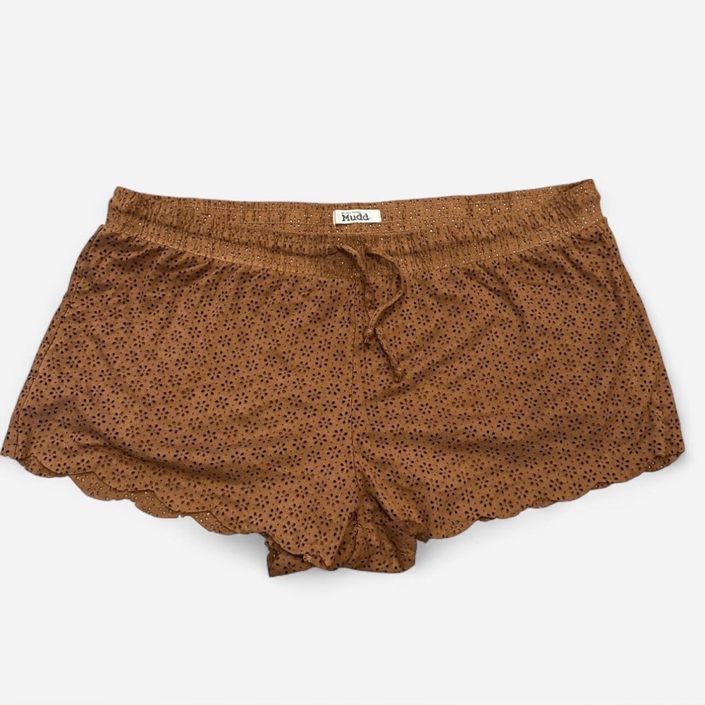 Mudd Brown Faux Suede Women's Shorts Size XL Juniors